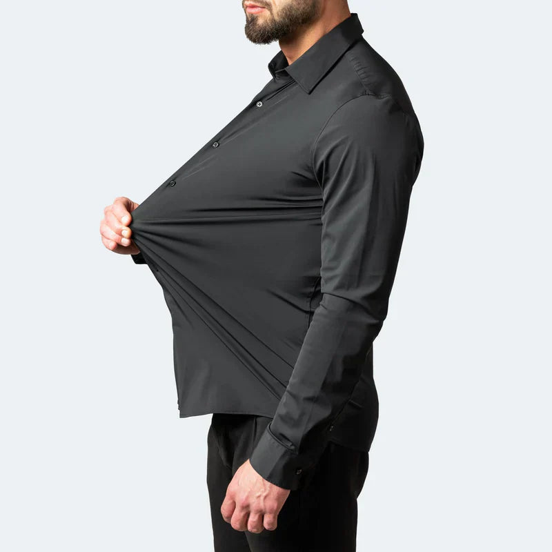 Chemise Infroissable à Coupe Ajustée - Mentigio